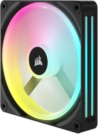 Corsair ICUE LINK QX140 Ventilator Pentru Carcasă (2000rpm) Cu Iluminare RGB 2 Bucăți