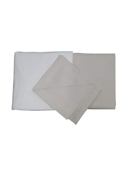 Beboulino White Set 100x180cm