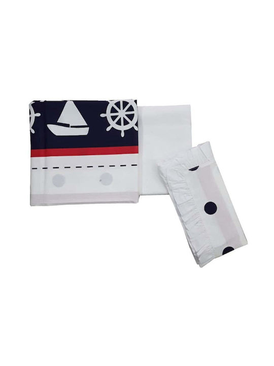 Beboulino Set Navio White 105x170cm