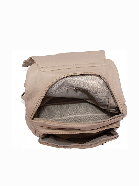Damentasche Rucksack Beige