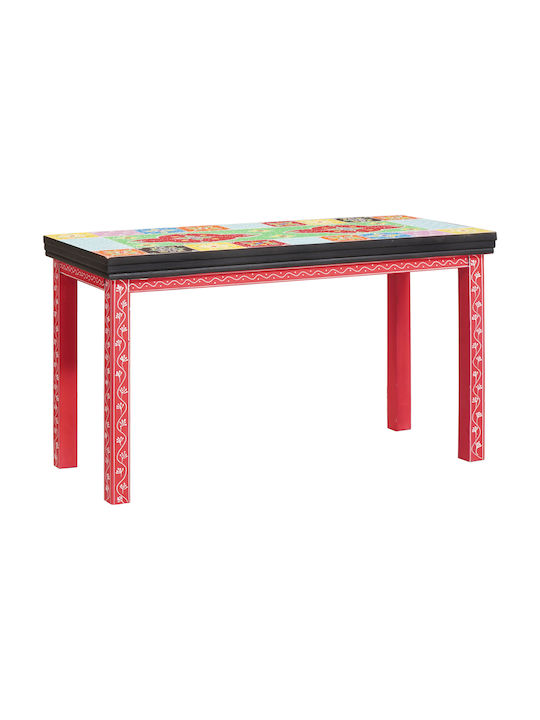 vidaXL Rectangular Solid Mango Wood Coffee Table Side Table 2 Pieces W38xD38xH41.5cm