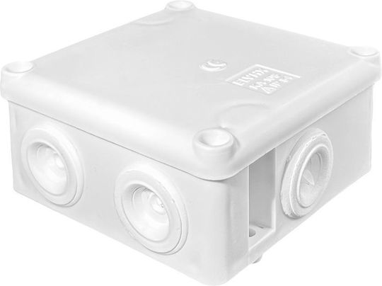 Elvhx Elbox Ηλεκτρολογικό Κουτί Εξωτερικής Τοποθέτησης Διακλάδωσης IP54 σε Γκρι Χρώμα 30τμχ