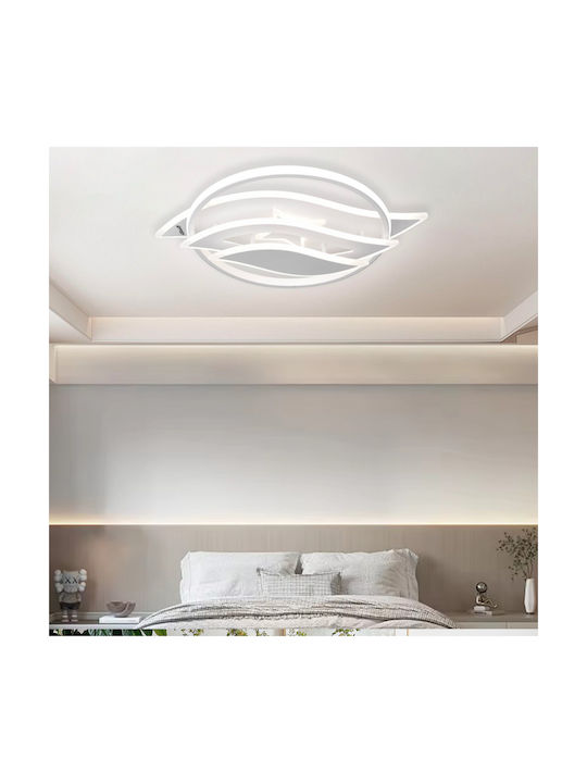 Alista Home Ceiling Mount Light White with Integrated LED and Remote Control