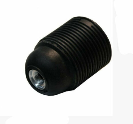 Elvhx Power Socket with Socket E27 in Black color Set 1pcs EL427632