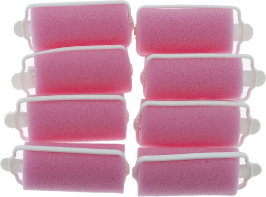 Assim 1100150 Bigudiuri 18mm în Culoare Roz 6buc