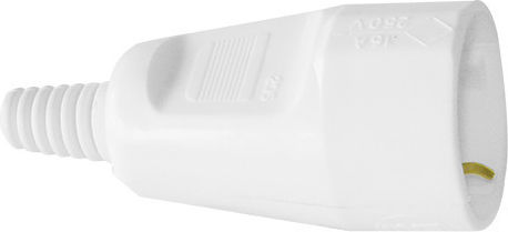 Elvhx Priză electrică Femeie Schuko Alb