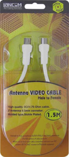 Lancom Antenna Cable Coax male - Coax male White 1.5m (02.006.0113) 1pcs