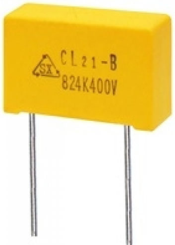 Cl21-b Meb P22.5mm Sxn Capacitor Polyester (MKT) 820nF 400V 1pcs 01.004.0382