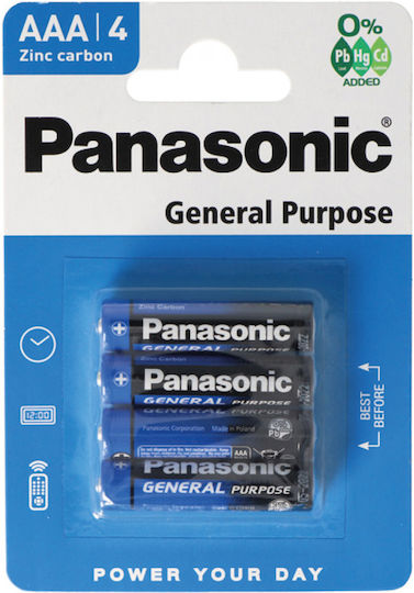Panasonic Μπαταρία Zinc AAA 1.5V 1τμχ
