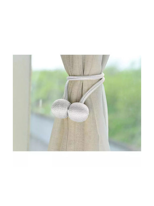 Tie-Back Magnetic White 1pcs