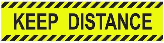 Next Mandatory Sign Keeping Distances 05998------3