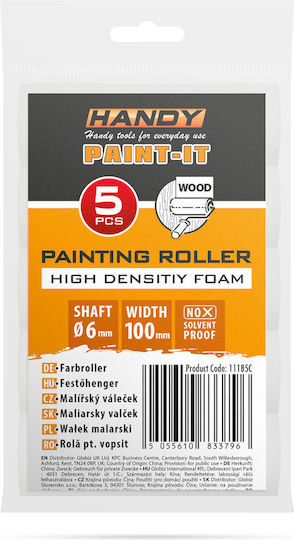 Handy Farbroller Hochdichte Schwamm 100 Mm 5 Stücke/Pack