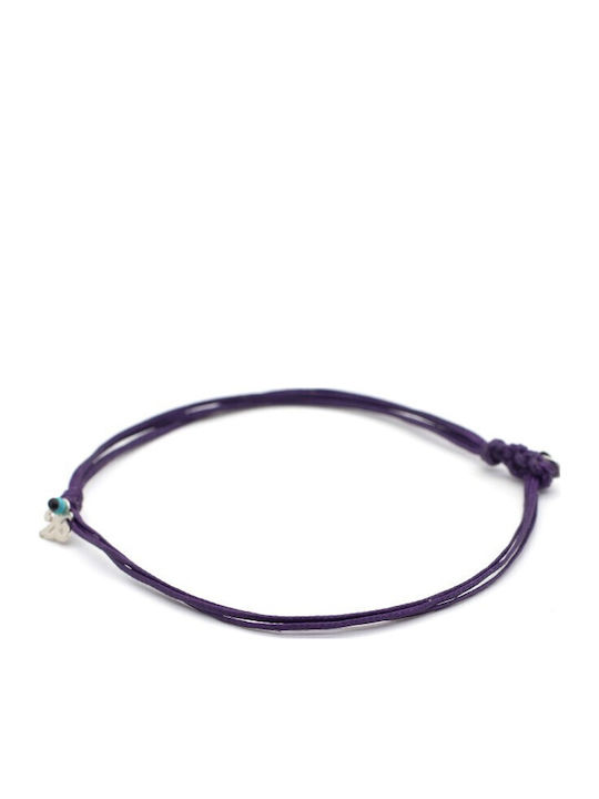 Bracelet Lucky Charm 26 Minimal Purple