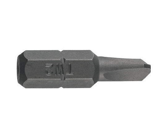 Biți Pentru Șurubelniță Standard 1/4'' Din Iso 1173 Formă C 6.3 Profil Tri-Aripă Dim Tw 4 L 25