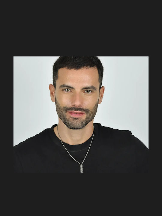 Luca Barra Halskette aus Stahl Luca Barra Halskette aus Stahl
