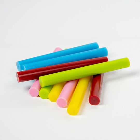 Hot Melt Glue Stick 11 X 100 Mm Macaron Color 10 Pcs Pack