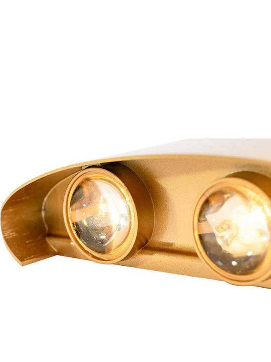 Alista Home Lumină de exterior montată pe perete LED IP65 1W cu Alb Cald Lumină