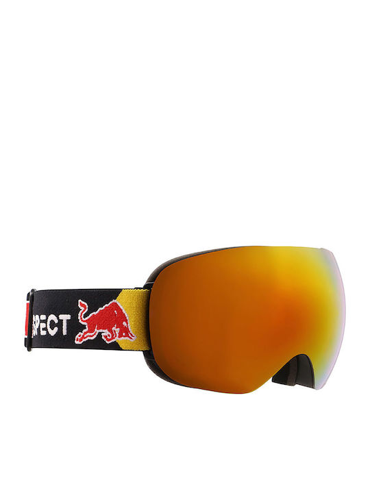 Red Bull Spect Ski & Snowboard Goggles Kids Black with Lens in Black Color