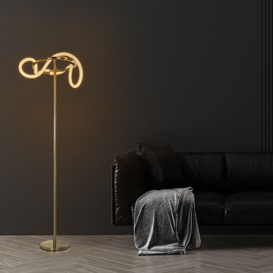 kelvo Glow LED Φωτιστικό Δαπέδου Υ160εκ. Χρυσό kelvo Glow LED Φωτιστικό Δαπέδου Υ160εκ. Χρυσό