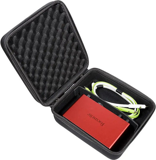 Walkasse W-mcb-hc5 Evanik Interface Hardcase Black Focusrite Scarlett 2i2 4i4 16i16 Ni Complete Claret 2pre 4pre Rednet Universal Audio Volt176 276 476-volt 1 Volt 2 Behringer Um2 Umc 202 Umc22 Umc204 202 + Similar Size Interfaces
