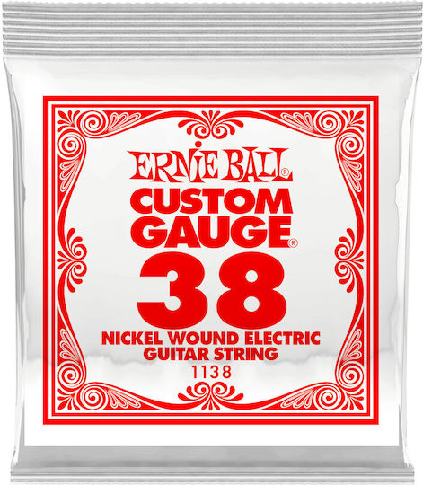 Ernie Ball Single Nickel Wound String for Lute 38" Ball End