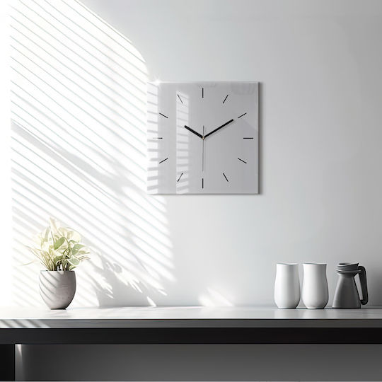 Tulup Αθόρυβο Ρολόι Τοίχου Γκρι 30x30cm Tulup Αθόρυβο Ρολόι Τοίχου Γκρι 30x30cm