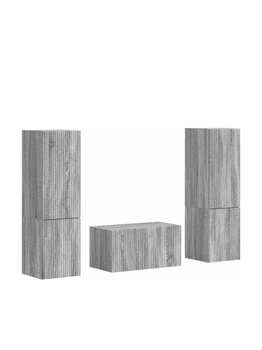 Wohnzimmer TV-Einheit Gray Sonoma L30xB31xH60cm