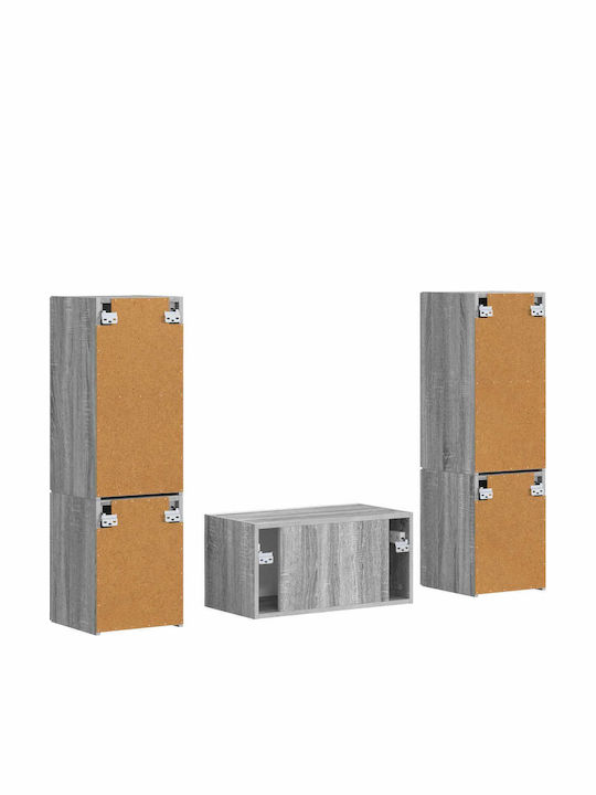 Wohnzimmer TV-Einheit Gray Sonoma L30xB31xH60cm