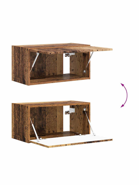 Wohnzimmer TV-Einheit Altes Holz mit Beleuchtung M31xB30xH60cm
