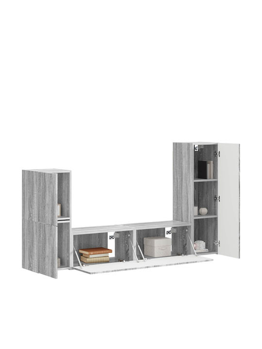 Wohnzimmer TV-Einheit Gray Sonoma L30xB31xH100cm