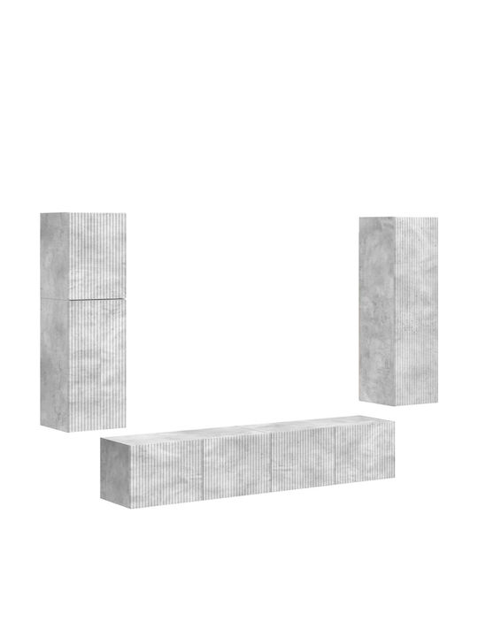 Wohnzimmer TV-Einheit Grey L30xB31xH100cm