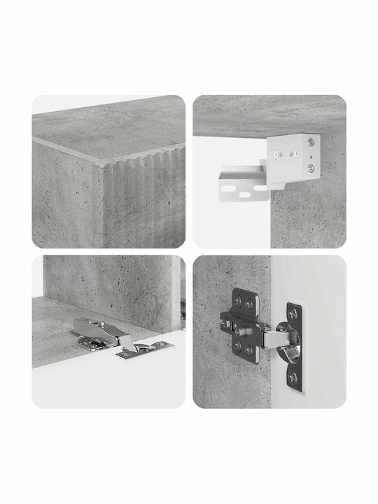 Wohnzimmer TV-Einheit Grey L30xB31xH100cm