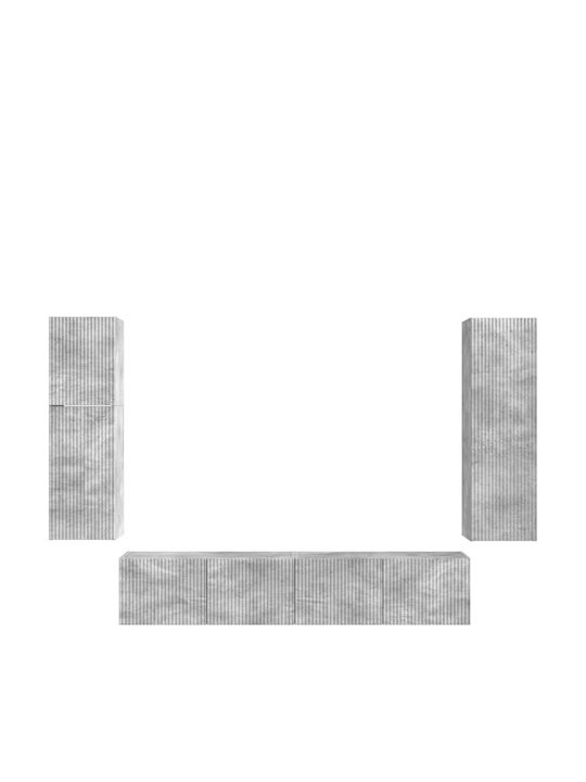 Wohnzimmer TV-Einheit Grey L30xB31xH100cm