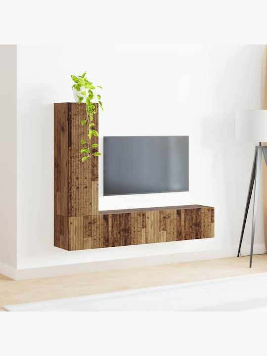 Unitate TV pentru sufragerie Old Wood L30xA31xÎ100cm