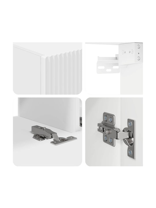 Living Room TV Unit White L30xW31xH100cm