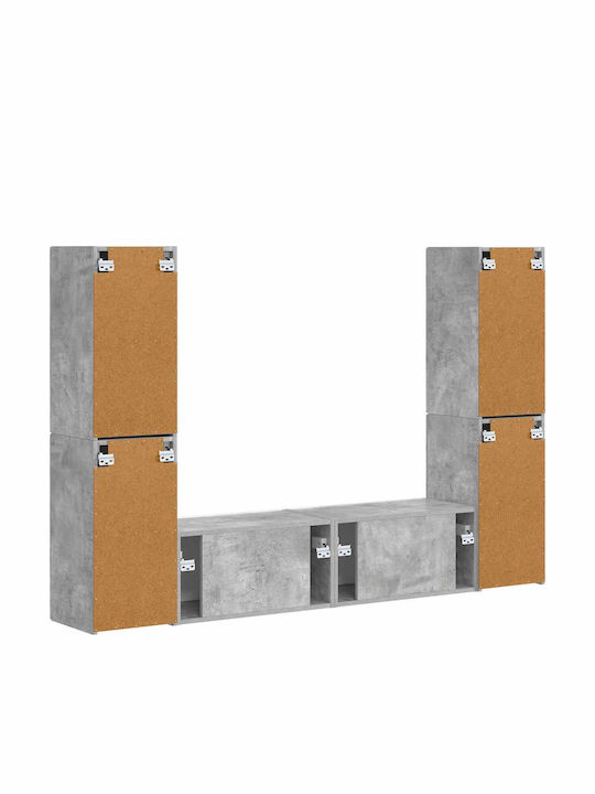 Living Room TV Unit Grey L31xW31xH60cm
