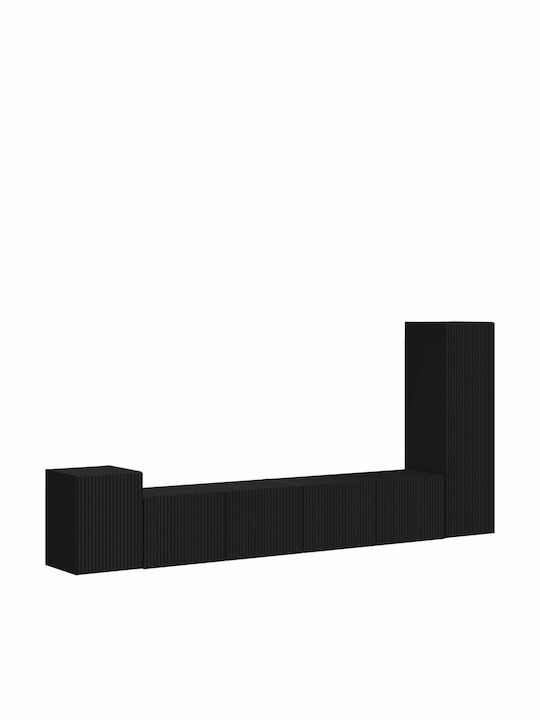 Living Room TV Unit Black L30xW31xH100cm