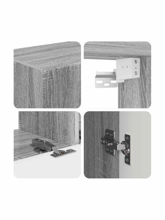 Wohnzimmer TV-Einheit Gray Sonoma L30xB31xH100cm