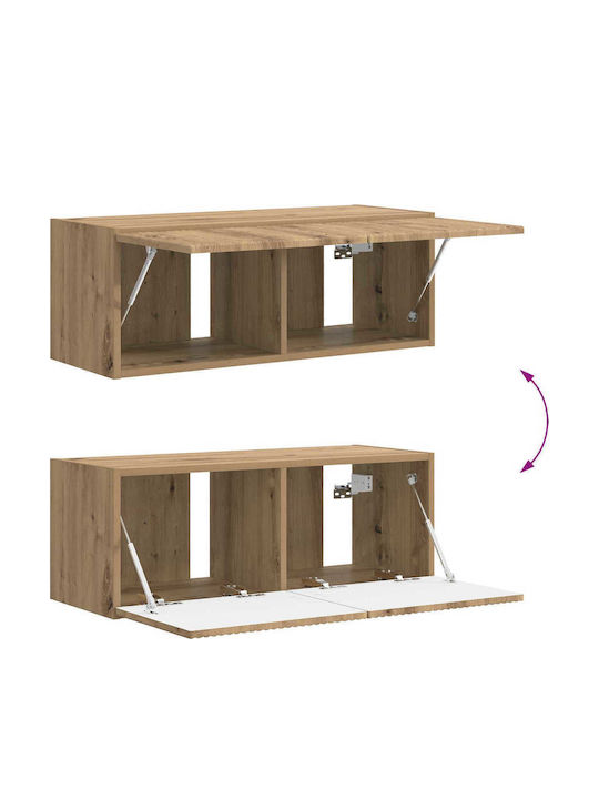 Living Room TV Unit Artisan Oak L30xW31xH100cm