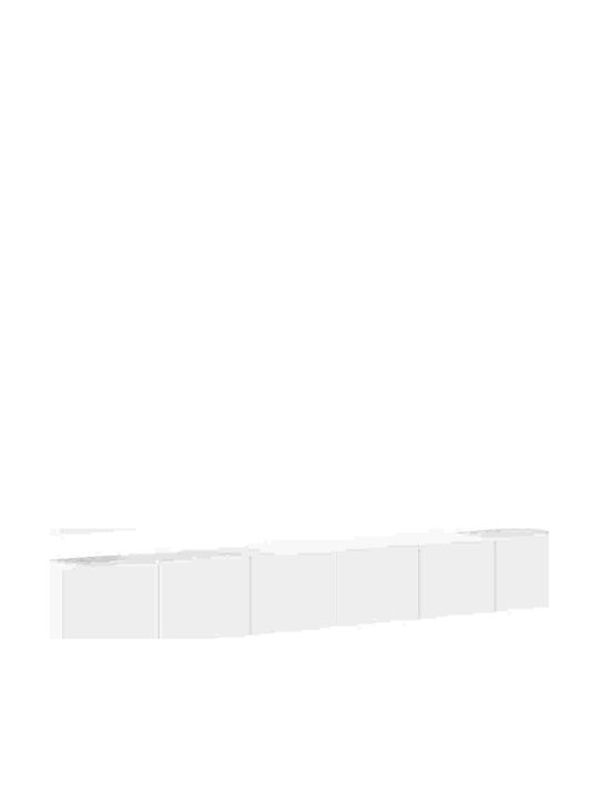 Living Room TV Unit White L78.5xW30xH29.5cm