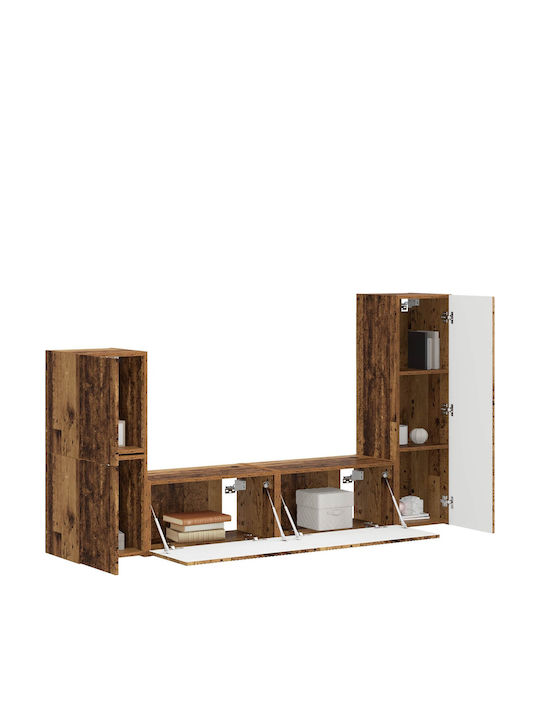 Living Room TV Unit Old Wood L30xW31xH100cm