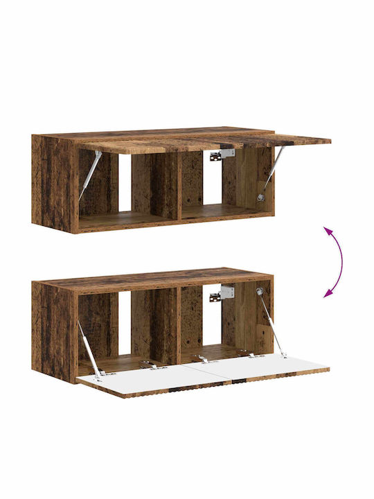 Living Room TV Unit Old Wood L30xW31xH100cm