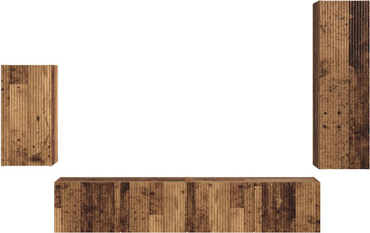 Living Room TV Unit Old Wood L30xW31xH100cm