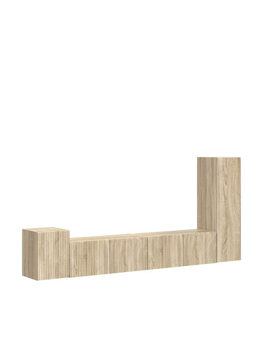Living Room TV Unit Sonoma Oak L30xW31xH100cm