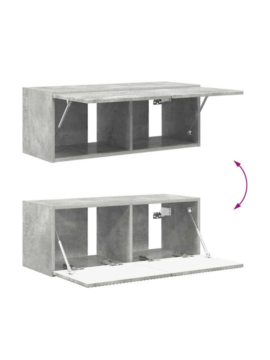 Wohnzimmer TV-Einheit Grey L78.5xB30xH29.5cm