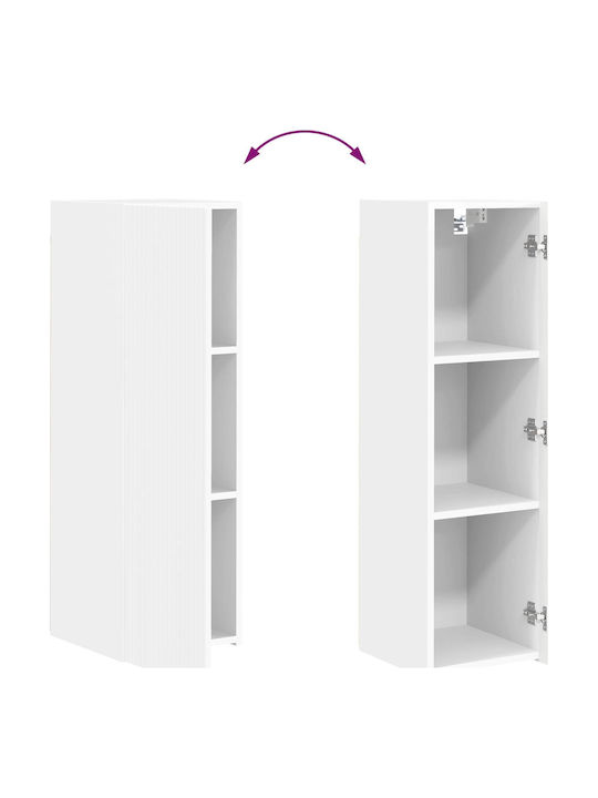 Living Room TV Unit White L30xW31xH100cm