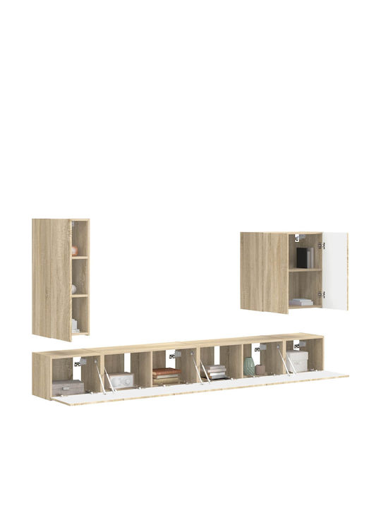 Living Room TV Unit Sonoma Oak L78.5xW30xH29.5cm