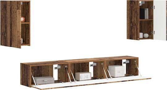 Living Room TV Unit Old Wood L30xW31xH60cm