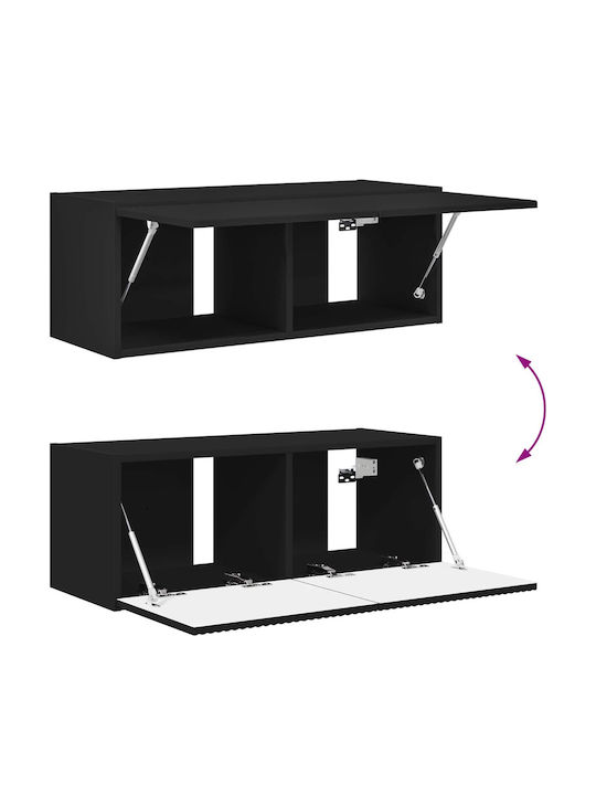 Wohnzimmer TV-Einheit Black L78.5xB30xH29.5cm