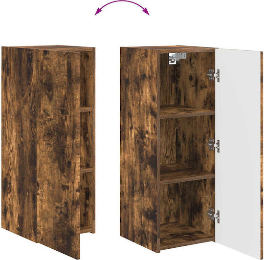 Животно помещение ТВ единица Smoked Oak Д30xШ31xВ80бр